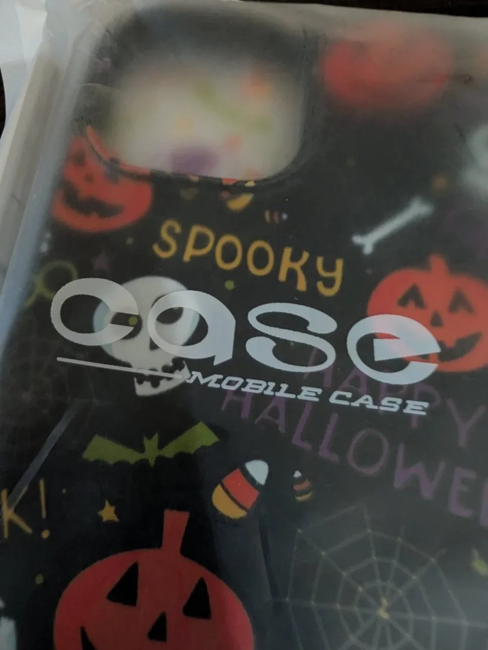 XIMIZU Halloween Ghost Pumpkin Case for iPhone 13 Pro Max Black TPU